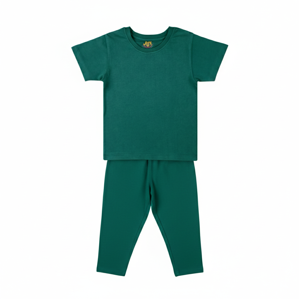 Flowers/Forest Green (pack of 2)
