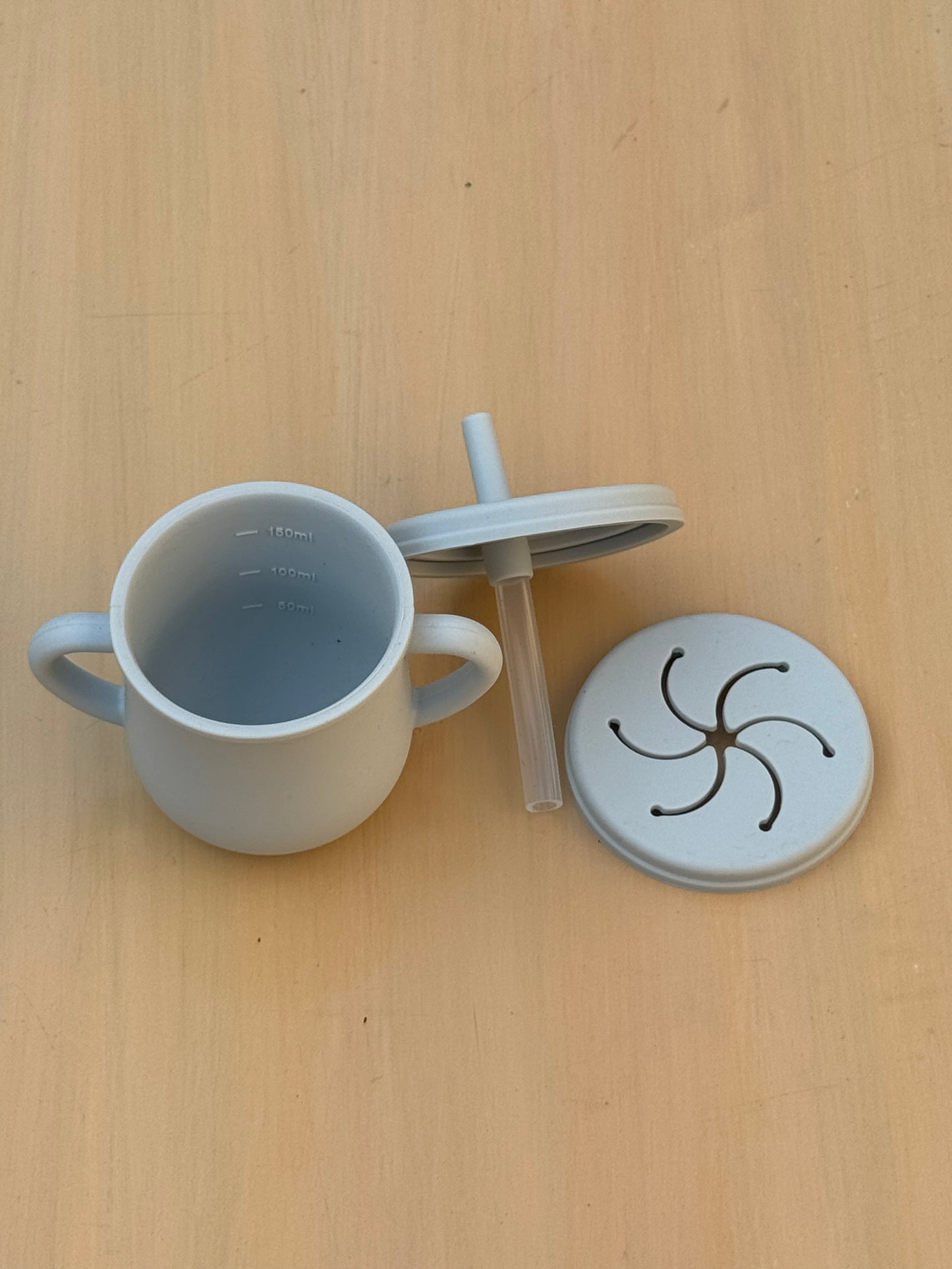 Snack cup + Mini straw cup (2 in 1)