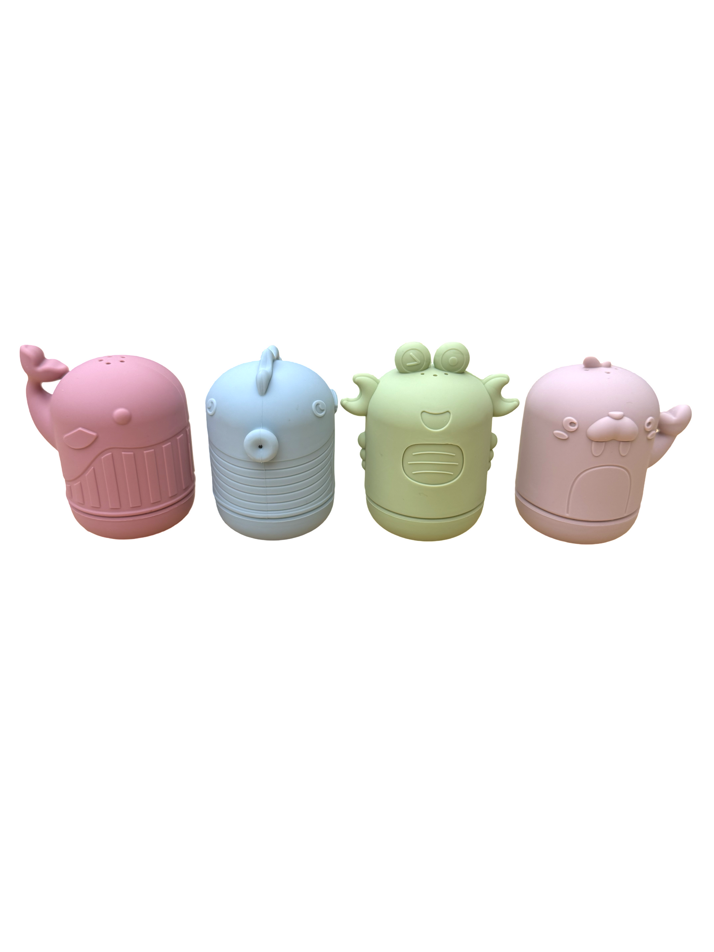 Silicone Bath Toys (pack of 4)