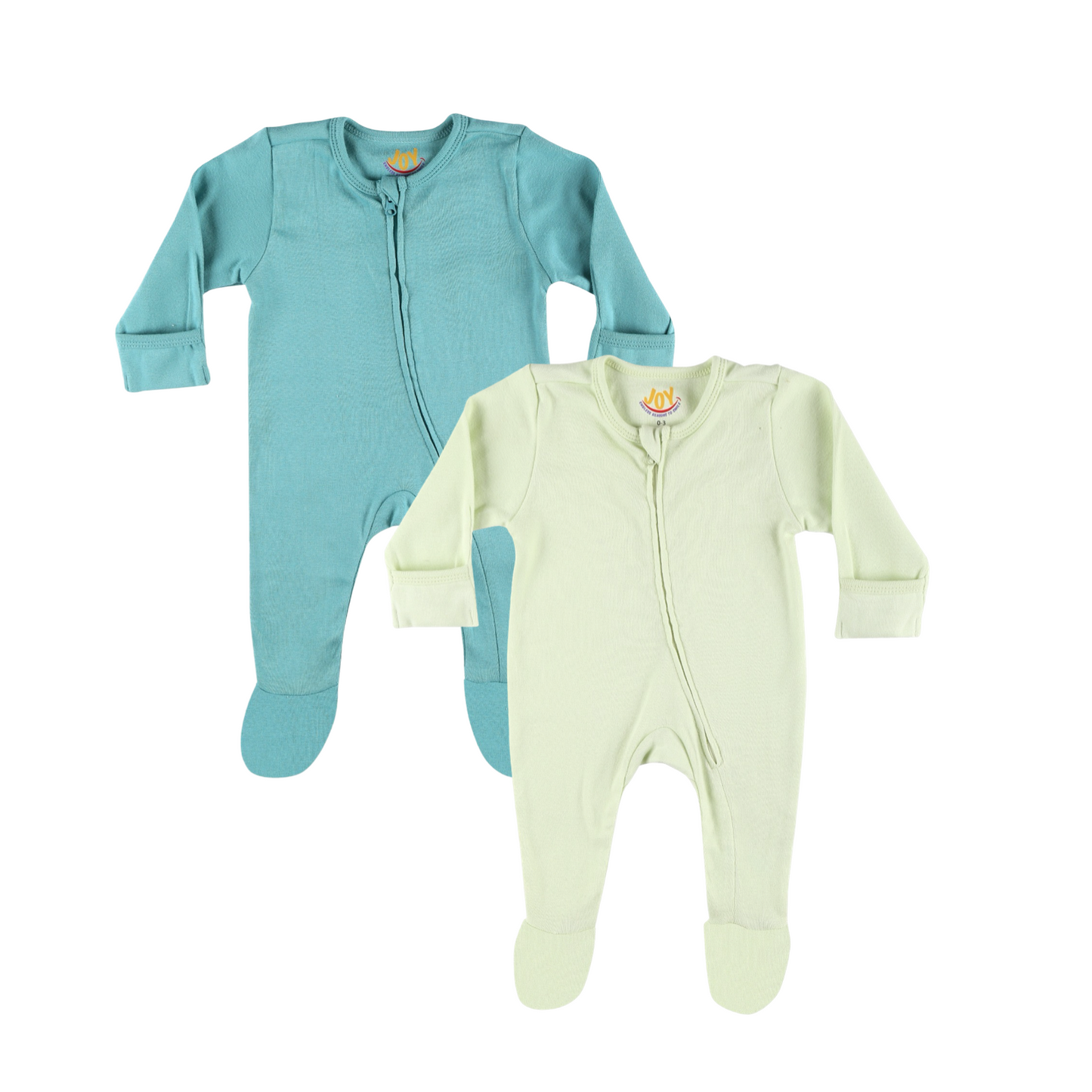 Sea blue/Lime (pack of 2) (full sleeves+closed feet)