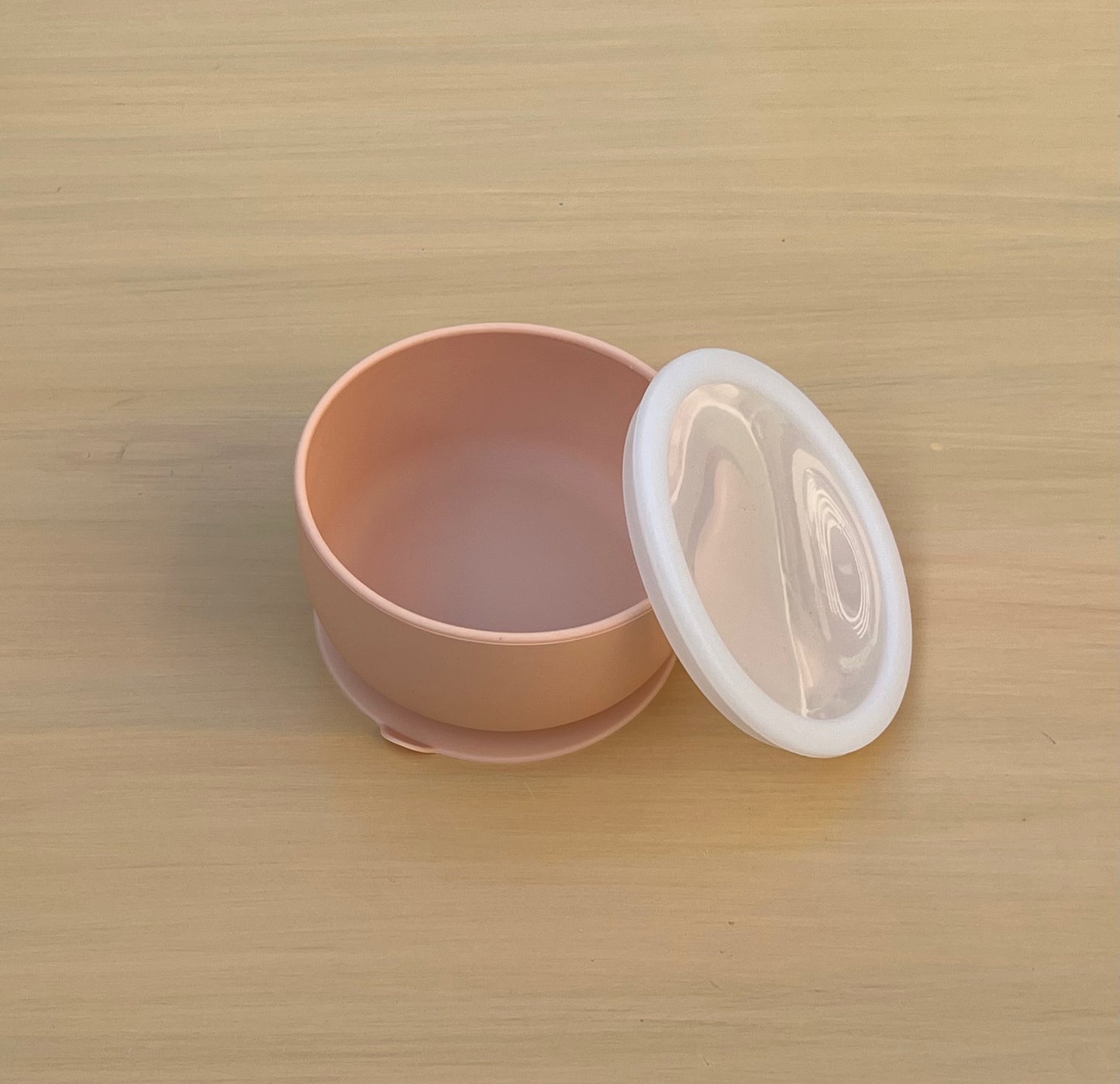 Silicone Suction Bowl with lid