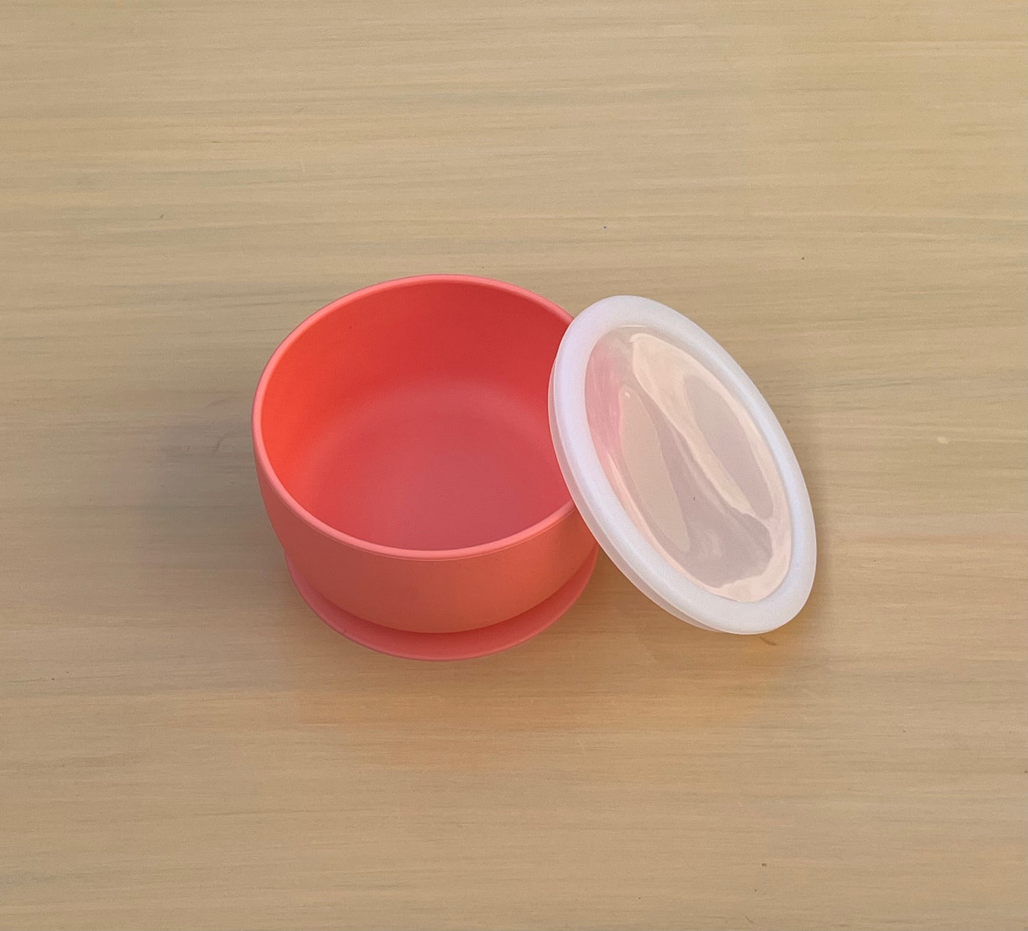 Silicone Suction Bowl with lid