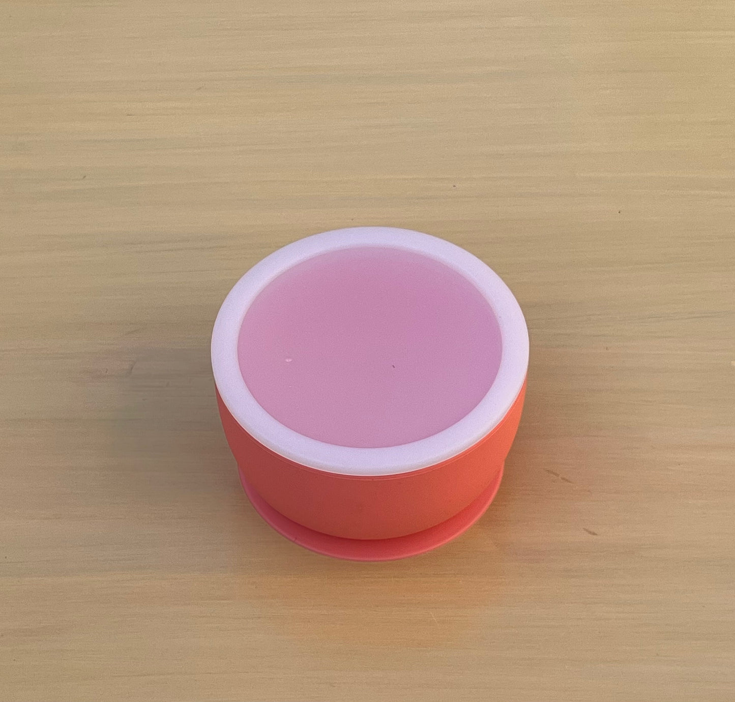 Silicone Suction Bowl with lid