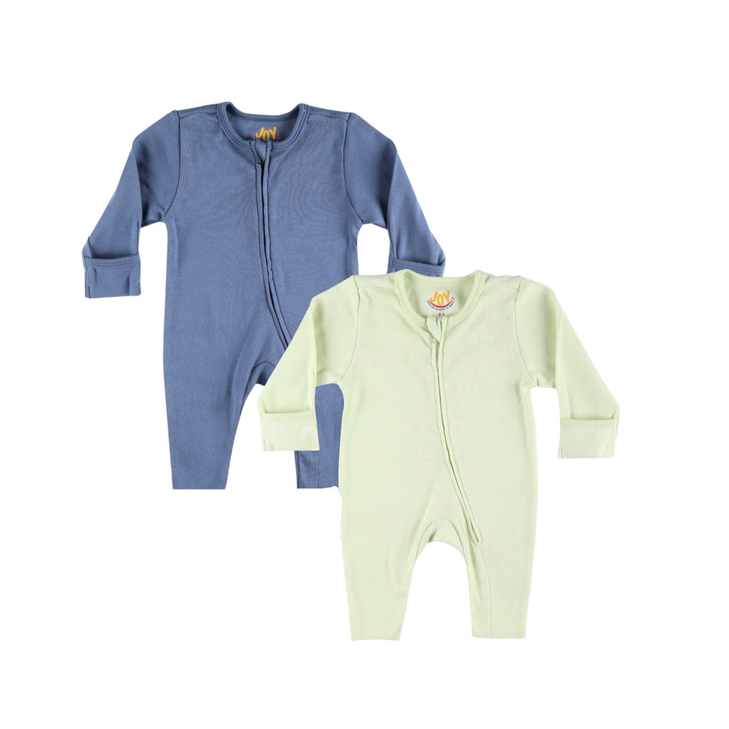 Blueberry/Lemon (pack of 2) (full sleeves+open feet)