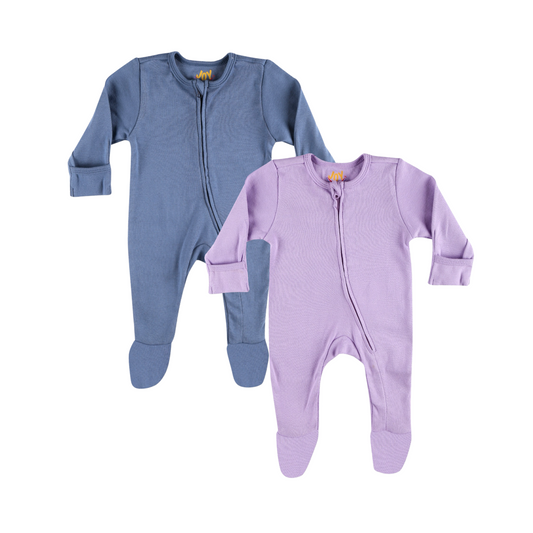 Blueberry/Purple (pack of 2) (full sleeves+closed feet)