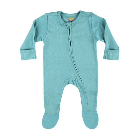 Sea blue (full sleeves+closed feet)