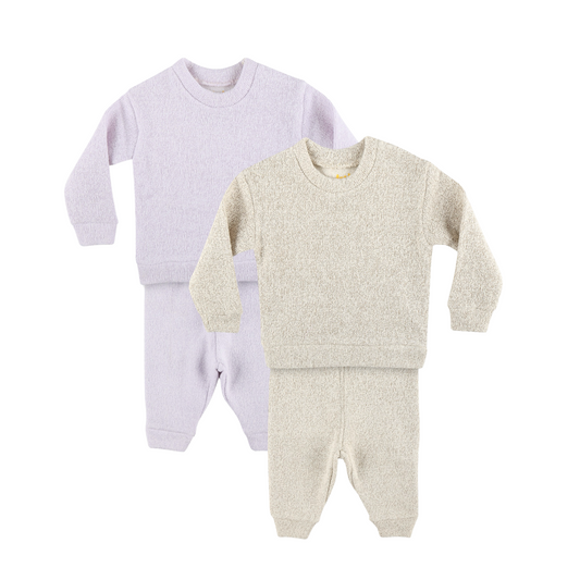 Purple/Beige (pack of 2)