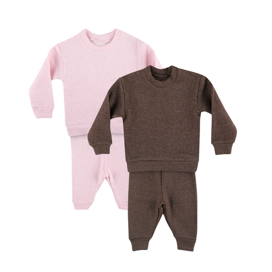 Pink/Brown (pack of 2)