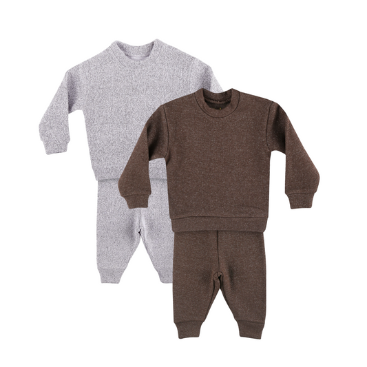 Grey/Brown (pack of 2)