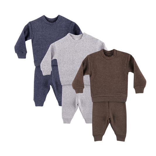 Blueberry/Grey/Brown (pack of 3)