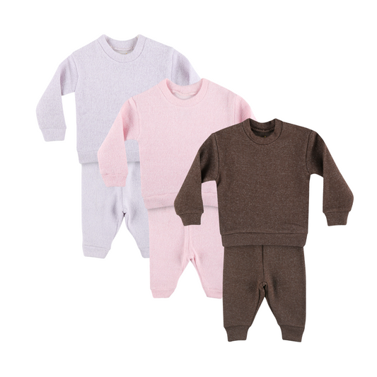 Purple/Pink/Brown (pack of 3)
