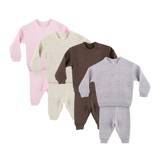 Pink/Beige/Brown/Grey (pack of 4)