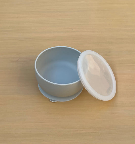 Silicone Suction Bowl with lid