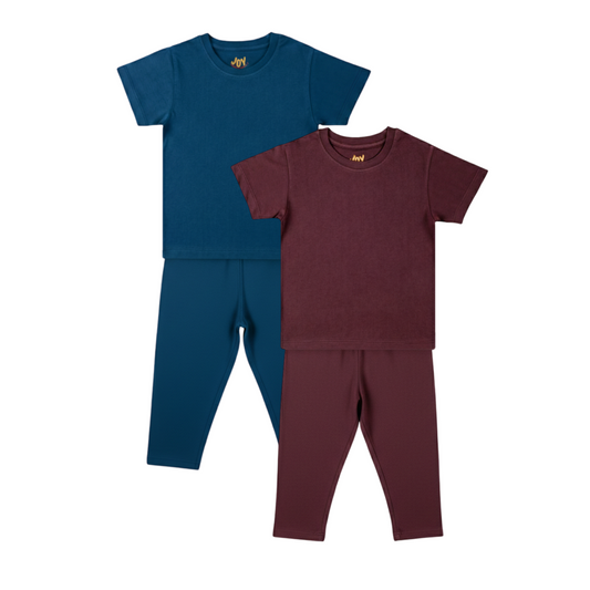 Navy Blue/Burgundy (pack of 2)
