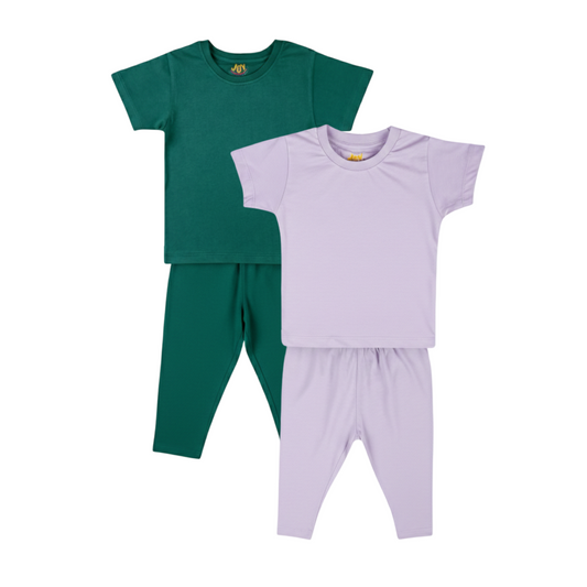 Forest Green/Purple (pack of 2)