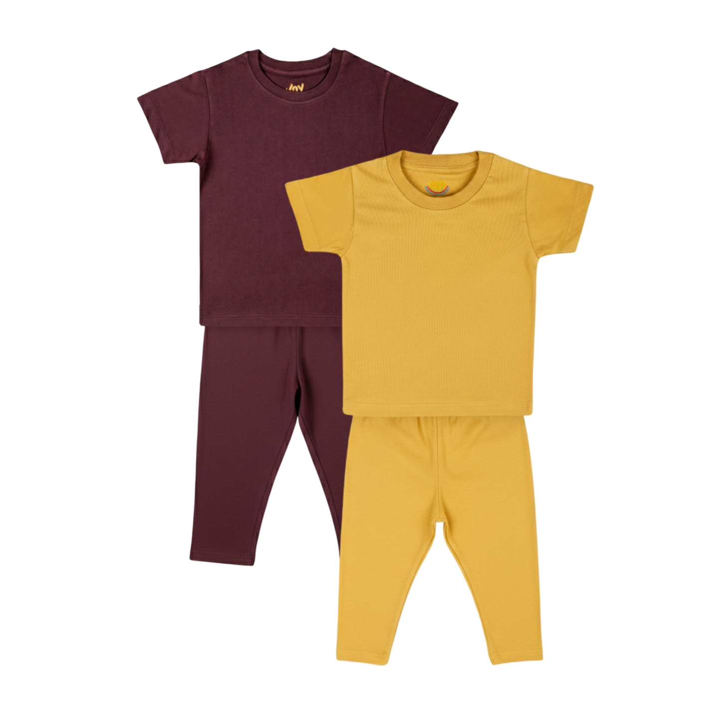 Burgundy/Mustard (pack of 2)
