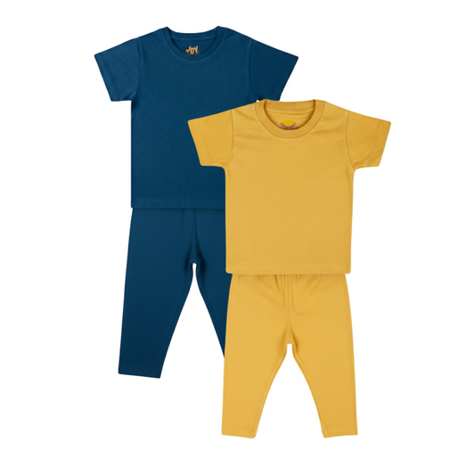 Navy Blue/Mustard (pack of 2)