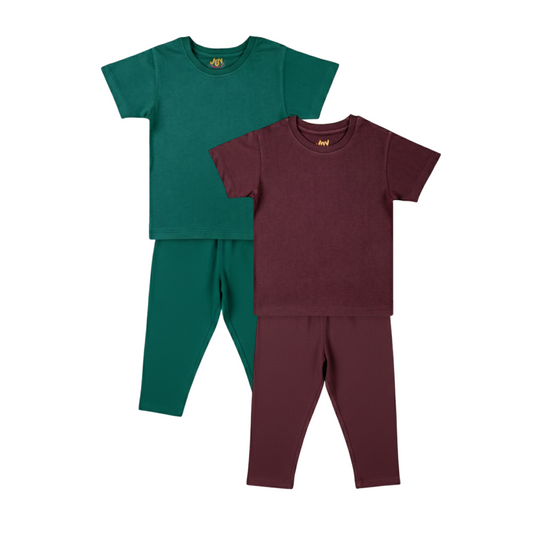 Forest Green/Burgundy (pack of 2)