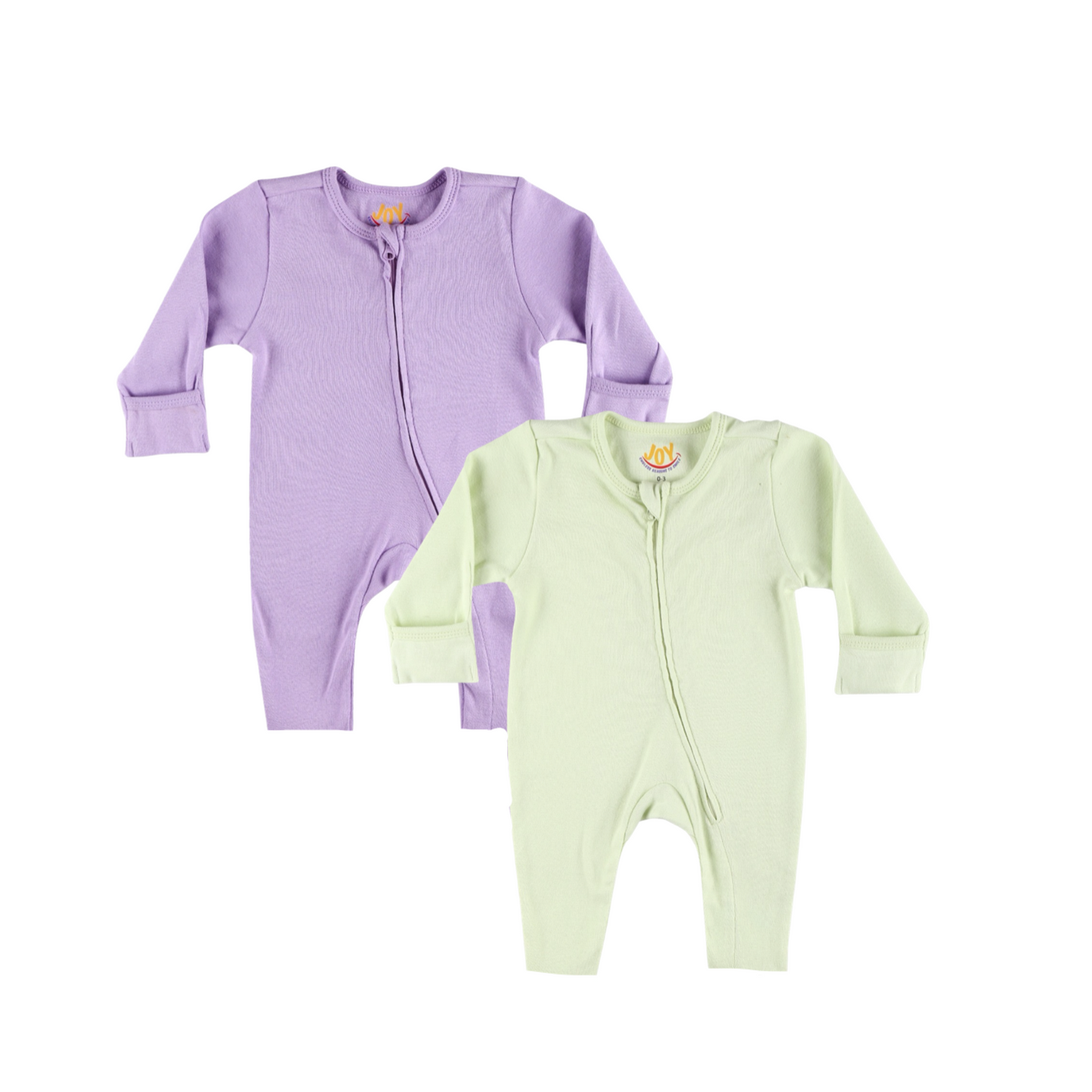 Purple/Lemon (pack of 2) (full sleeves+open feet)